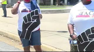 Protesters in Tupelo call for an end to police brutality