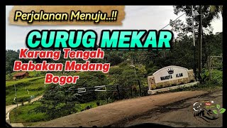 RUTE KE CURUG MEKAR ‼️DARI PASAR DAYEUH JONGGOL #yamahanmax155