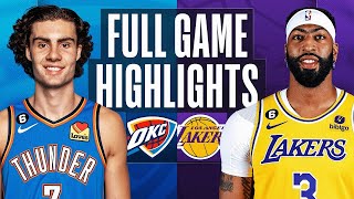 Los Angeles Lakers vs. Oklahoma City Thunder | FULL GAME HIGHLIGHTS | March 24, 2023 | NBA Season