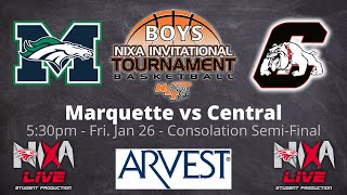 2025 Boys Nixa Invitational | Marquette vs Central (Spf) | Consolation Semi-Final