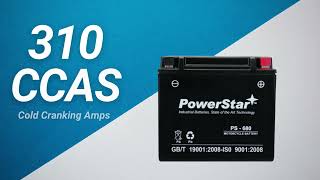 PowerStar PS-680 AGM Battery Review | Elevate Your Ride with High CCA Power!