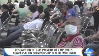 Resumption of GSIS payment of employees' compensation survivorship benefit welcomed