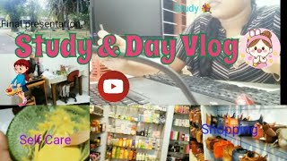 4 Days Vlog 🦋💐❤️🍫 Final presentation🥲 STUDY 📚 ✍️ ❤️ Shopping👞🛍️ Day In My Life❤️💐🦋 @sarasvlog898