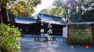 【古都の名水散策 第6回】「麒麟がくる」ゆかりの地に、名水「離宮の水」を訪ねる