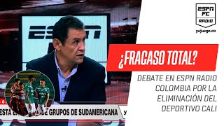 Pacho Vélez, CATEGÓRICO por la eliminación en la Sudamericana: "Es un fracaso del Deportivo Cali"
