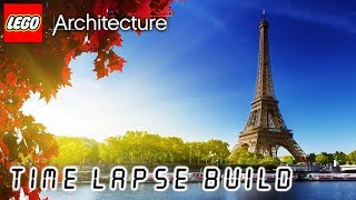 LEGO Architecture - The Eiffel Tower | Time Lapse Build