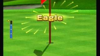 Wii Sports Golf - Amazing Chip-Ins for Eagle then a Hole in One