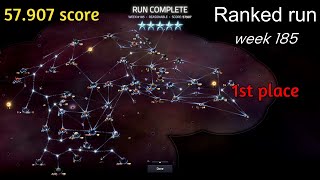 Slipways (v 1.3) - Ranked run (week 185) - 57.907 score (finished 1st)