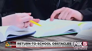 CCSD Superintendent answers questions after school board approval of hybrid learning model