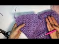 maglia ad uncinetto lilla tutorial uncinetto maglia facile fatta a mano handmade crochet