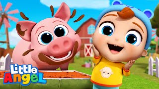 Farm Animals (What Do They Do?) | Little Angel Kids Songs & Nursery Rhymes