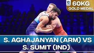 Suren AGHAJANYAN (ARM) vs. Sumit SUMIT (IND) | U20 World Championships 2023 | Gold Medal | GR 60Kg