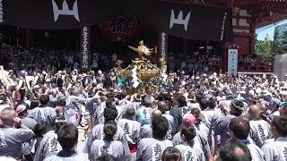 浅草・三社祭　町内神輿の連合渡御（浅草寺、仲見世通り）　2014年　（再編集版）　Asakusa Sanja Matsuri (Sanja Festival)  in Tokyo