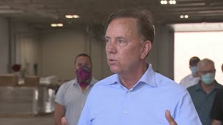 NEWS CONFERENCE: Gov. Lamont meets with Bristol leaders, tours damage