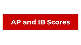 Exploratory Studies Self-Registration: AP and IB Scores