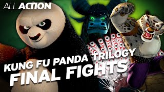 Po vs. Tai Lung, Lord Shen & General Kai (Kung Fu Panda Final Fights Compilation) | All Action