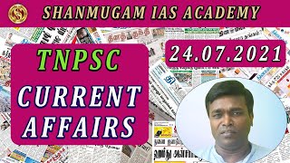 Today Current Affairs I Tamil I tnpsc I Shanmugam ias academy