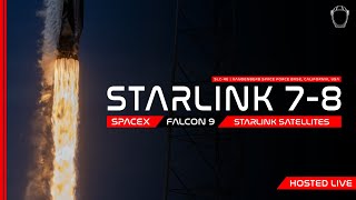 LIVE! SpaceX Starlink 7-8 Launch