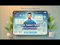 Mastering SQL SELECT: SQLZOO Quiz Walkthrough | SQL Tutorial for Beginners