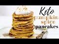 KETO PUMPKIN PANCAKES | Keto Cream Cheese Pancake Recipe | Gluten Free Pumpkin Pancakes