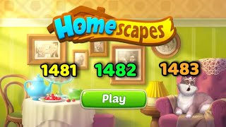 Homescapes Gameplay - Level 1481, 1482, 1483  | Owdie Gaming