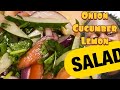 SALAD.Tomato Onion Lemon Cucumber Cilantro/Dhania/KACHUMBARI