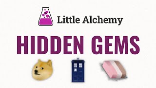 ALL HIDDEN GEMS in Little Alchemy