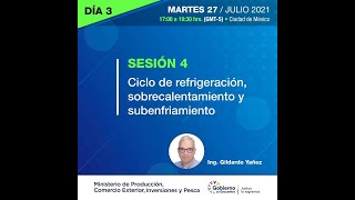 Webinar Gildardo Yáñez - Día 3 - Ciclo de refrigeración, sobrecalentamiento y subenfriamiento