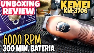 KEMEI KM-3706-UBOXING/REVIEW! | 3705 VARIANT! • KING OF MACHINES • #KEMEI #3705