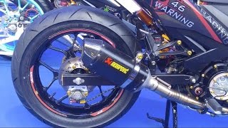 CuongMotor - Exciter 150 độ kính chắn gió như PKL cùng Pô Akrapovic và nghe tiếng pô