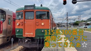 115系300番台D−27＋D−26湘南シックスに乗ってみたぁ☆