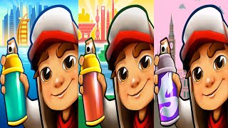 SUBWAY SURFERS SHANGHAI 2017 VS DUBAI 2019 VS LONDON 2023