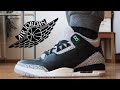 JORDAN 3 RETRO GREEN GLOW ON FEET !!! Legit & Quality Check | CT8532-031 | 4K