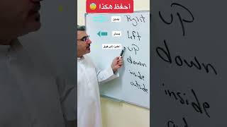 الاتجاهات  في اللغة الإنجليزية directions