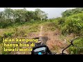 Kondisi jalan menuju perkampungan Tionghoa di pedalaman Kalimantan