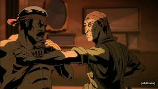 Black dynamite - are those your ribs or does Black Dynamite smell trouble