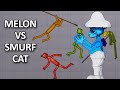 SMURF CAT vs Melon Playground - We Live We Love We Lie - People Playground