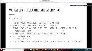 JAVA: Tutorial 3 - Classes, Variables, and Getting User Input