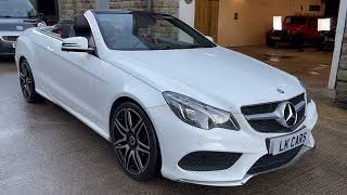 Mercedes-Benz E Class 3.0 E350d V6 BlueTEC AMG Line Cabriolet G-Tronic+ Euro 6 (s/s) 2dr