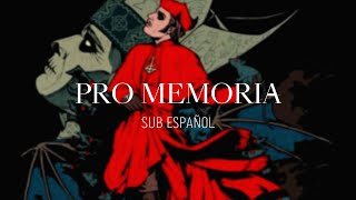 Ghost - Pro memoria (sub español)