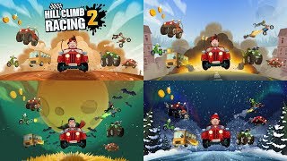 Hill Climb Racing 2 First Update VS Christmas VS Halloween VS China