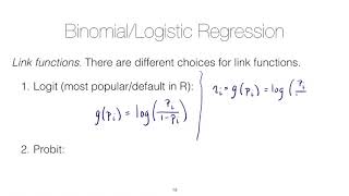 Unit #6 Lesson 3: Introduction to the Binomial Regression Model