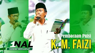 PEMBACAAN PUISI OLEH K. M. FAIZI | Konser Budaya Barisan Muda Final