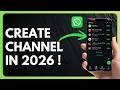 How to Create WhatsApp Channel 2026 !