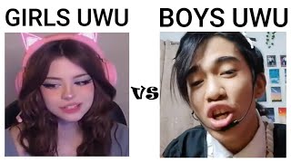 GIRLS VS BOYS UWU VOICE MEMES !!!   #uwu #uwuvoice #uwuvoicememems