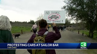 Protestors send message to Sacramento County: Keep cars out of Sailor Bar