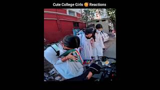 Cute College Girls🥰 Reactions
