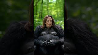 Kamala Harris turned into a gorrilla