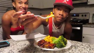 I Cooked my ex-boyfriend dinner ( he spent the night the ) part 1