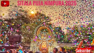 SITALA AMMAVARI PUJA NIMPURA BAZAR KHARAGPUR 2025 #kharagpurexplorer #hindufestival #sitalapuja